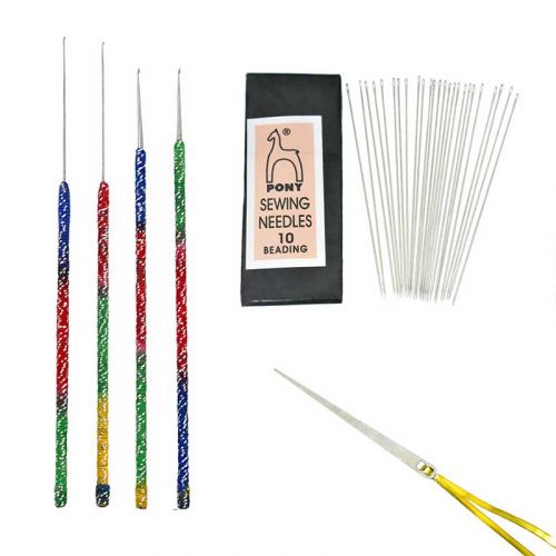 Embroiderymaterial Pony Darners Needles for Craft and Embroidery Purpose 1 Packet 25 Needles, Size6 