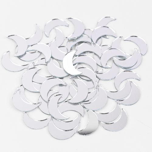 120 Pack Small Round Mirrors for Crafts 1 Inch Glass Tile Circles
