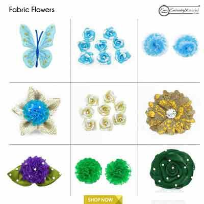 Creatively Designed Fabric Flowers that Will Make Your Attire Look Vivacious