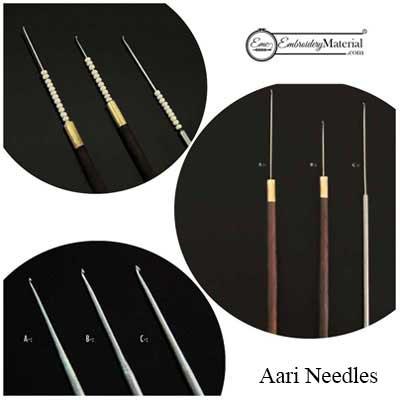 Difference between Aari Needle and Crochet Hook